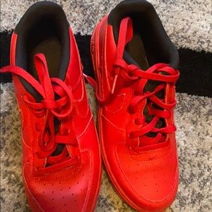 COPY - Red Nike Air Force Ones
